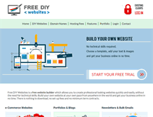 Tablet Screenshot of freediywebsites.com